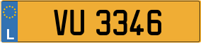 Truck License Plate